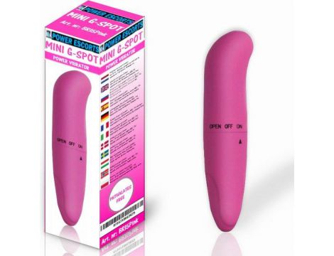 Masażer silikonowy Iwand Power Escorts różowy akumulator 20 cm - 2