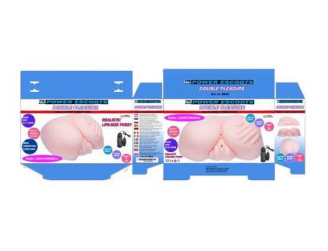 Masturbator wibrujący Power Escorts flesh 2.2 kg - 4
