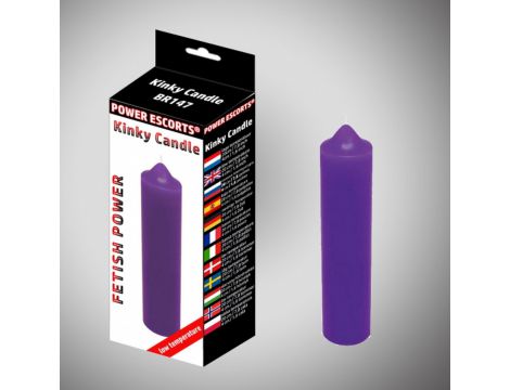 Kinky candle  purple low temperature  candle 20 cm - 2
