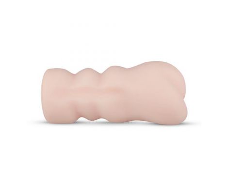 Masturbator TPR z wybrzuszeniami Nicole Adams EasyToys beżowy - 2