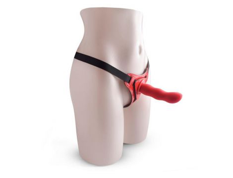 Strap on regulowany Toyz4Lovers czerwony 12.5 cm
