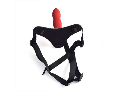 Strap on regulowany Toyz4Lovers czerwony 12.5 cm - 4