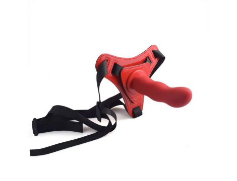 Strap on regulowany Toyz4Lovers czerwony 12.5 cm - 5