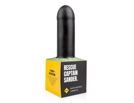 Dildo analne Tactical EasyToys czarne 25 cm - 4