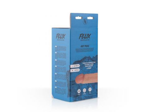 Dildo realistyczne Felix EasyToys beżowe 22 cm - 6