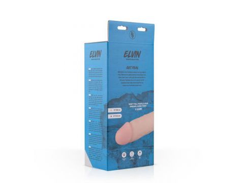 Dildo realistyczne Elvin XL EasyToys beżowe 28 cm - 6