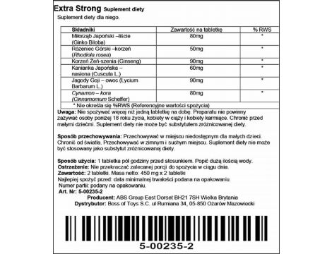 Supl.diety-Extra Strong 2 Capsules - 3