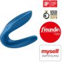Stymulator partnerski Satisfyer Partner Whale niebieski USB wodoszczelny - 6