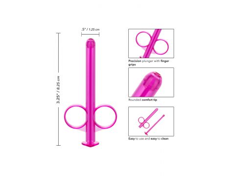 Strzykawka do lubrykantu Calexotics różowa 2 szt 8 cm - 8