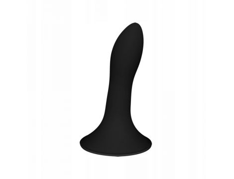 Super miękkie dildo analne Hitsens 5 Adrien Lastic czarny 13 cm - 3