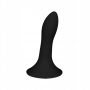 Super miękkie dildo analne Hitsens 5 Adrien Lastic czarny 13 cm - 4