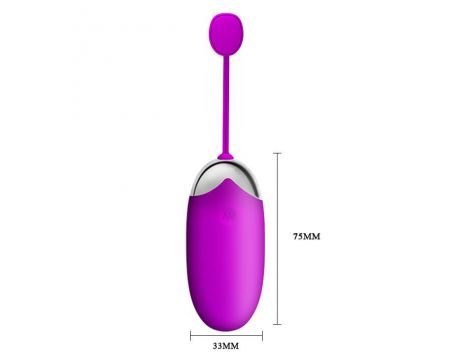 PRETTY LOVE - ABNER EGG 12 function vibrations USB, APP - 4