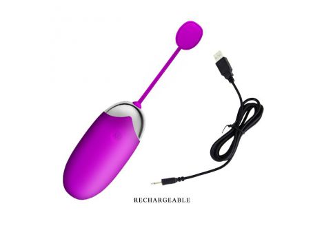 PRETTY LOVE - ABNER EGG 12 function vibrations USB, APP - 5