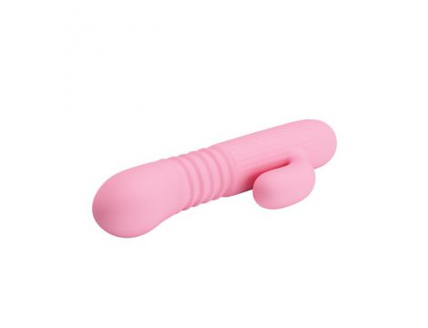 Wibrator Pretty Love Leopold silikonowy z pchaniem USB - 3