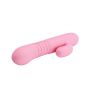 Wibrator Pretty Love Leopold silikonowy z pchaniem USB - 4