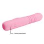 Wibrator Pretty Love Leopold silikonowy z pchaniem USB - 7
