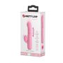 Wibrator Pretty Love Leopold silikonowy z pchaniem USB - 9