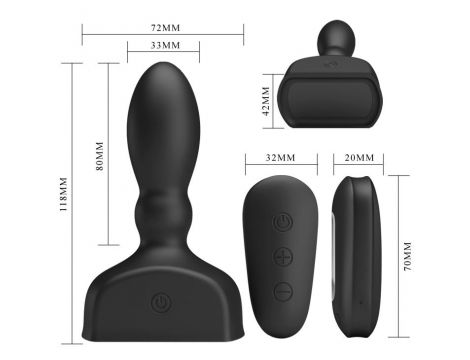 Nadmuchiwany wibrujący masażer prostaty Pretty Love Harriel - 3