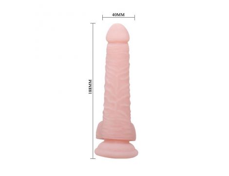Dildo realistyczne Baile miękkie z przyssawką 31 cm - 3