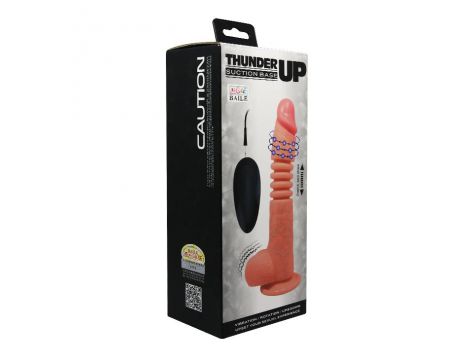 Wibrator realistyczny Baile Thunder Up z pilotem - 4