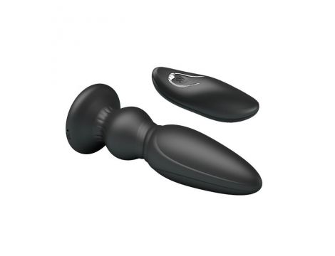 Wibrujący masażer prostaty Mr Play czarny - 2