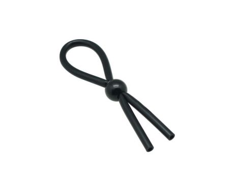 Pierścień erekcyjny silikonowy Toyz4lovers Timeless Pleasure Noose czarny