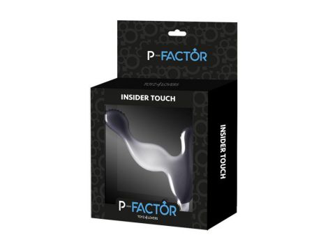 Masażer prostaty silikonowy Toyz4lovers Insider Touch czarny 14 cm - 5