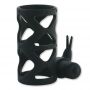 Silikonowy pierścień wibrujący z króliczkiem Toyz4lovers czarny 7,5 cm - 2