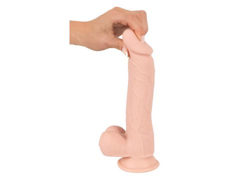 Realistyczne dildo Nature Skin miękkie 24 cm - 16