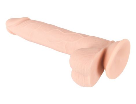 Realistyczne dildo Nature Skin miękkie 24 cm - 10
