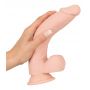 Realistyczne dildo Nature Skin miękkie 24 cm - 15