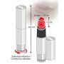 Wibrator szminka You2Toys czerwony 8,7 cm - 12