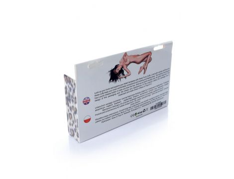Kajdanki pluszowe Fetish B Series lampart - 9