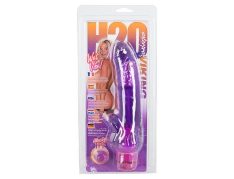 Wibrator żelowy H2O Viking Wet Vibe fioletowy 23 cm