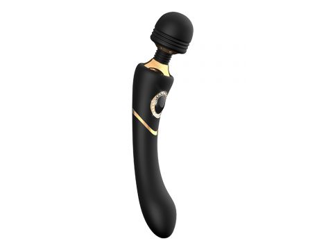 Wibrator różdżka Monica Prestige czarny USB 24 cm - 4