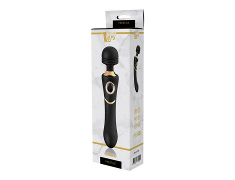Wibrator różdżka Monica Prestige czarny USB 24 cm - 11