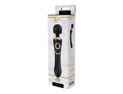 Wibrator różdżka Monica Prestige czarny USB 24 cm