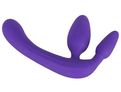 Strapon bez pasków silikonowy 20 cm - 6