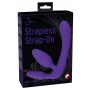 Strapon bez pasków silikonowy 20 cm - 3