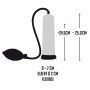 Pompka penisowa Mister Boner Professionals Power z miarką 25 cm - 12
