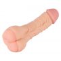 Masturbator Nature Skin 2w1 przedłużka penisa TPE 21 cm - 8