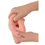 Masturbator Nature Skin 2w1 przedłużka penisa TPE 21 cm - 14