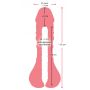 Masturbator Nature Skin 2w1 przedłużka penisa TPE 21 cm - 18