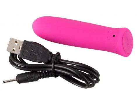 Mini wibrator Sweet Smile Power Bullet silikonowy USB 8,5 cm - 12