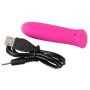 Mini wibrator Sweet Smile Power Bullet silikonowy USB 8,5 cm - 10