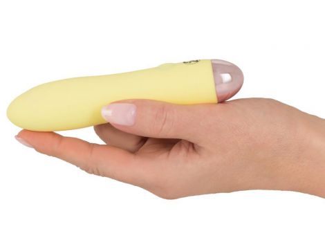 Mini wibrator Cuties żółty USB 13 cm - 6