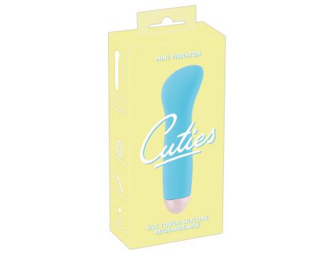 Mini wibrator Cuties niebieski USB 12,9 cm - 2
