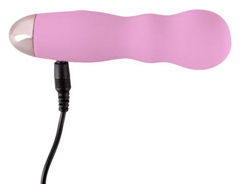 Mini wibrator Cuties różowy silikonowy USB 12 cm - 11