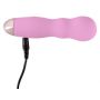 Mini wibrator Cuties różowy silikonowy USB 12 cm - 12
