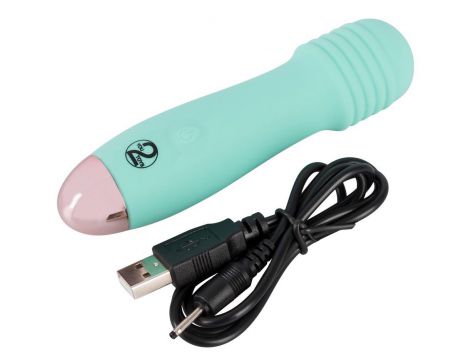 Mini wibrator silikonowy Cuties zielony USB 12,5 cm - 9